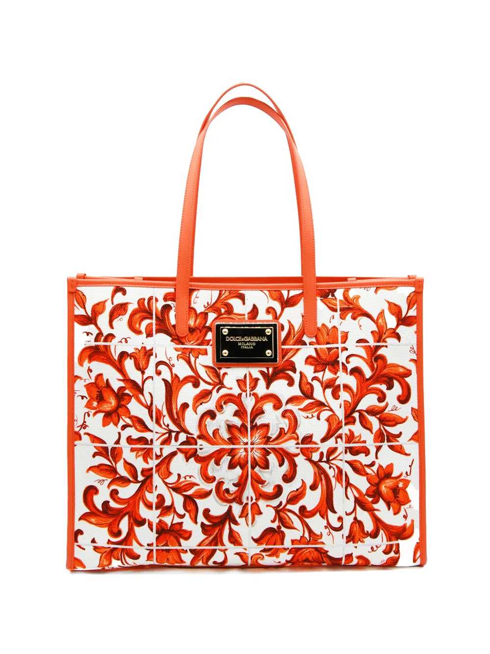 Dolce & Gabbana Women Majolica Print Tote Bag DOLCE & GABBANA