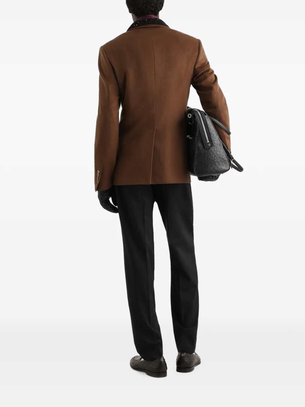 Dolce & Gabbana Men Wool Gabardine Jogging Trousers DOLCE & GABBANA