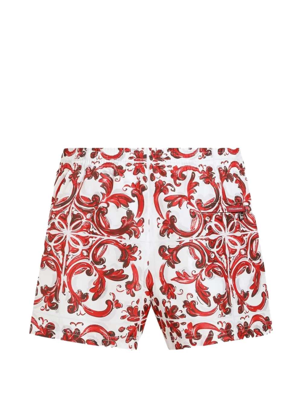 Dolce & Gabbana Men Majolica Print Swimsuit DOLCE & GABBANA