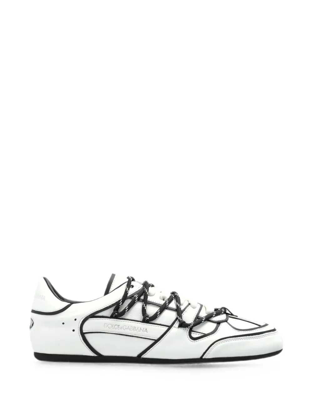Dolce & Gabbana Men Low-Top Sneaker In Beck Calfskin And Nappa Calfskin DOLCE & GABBANA