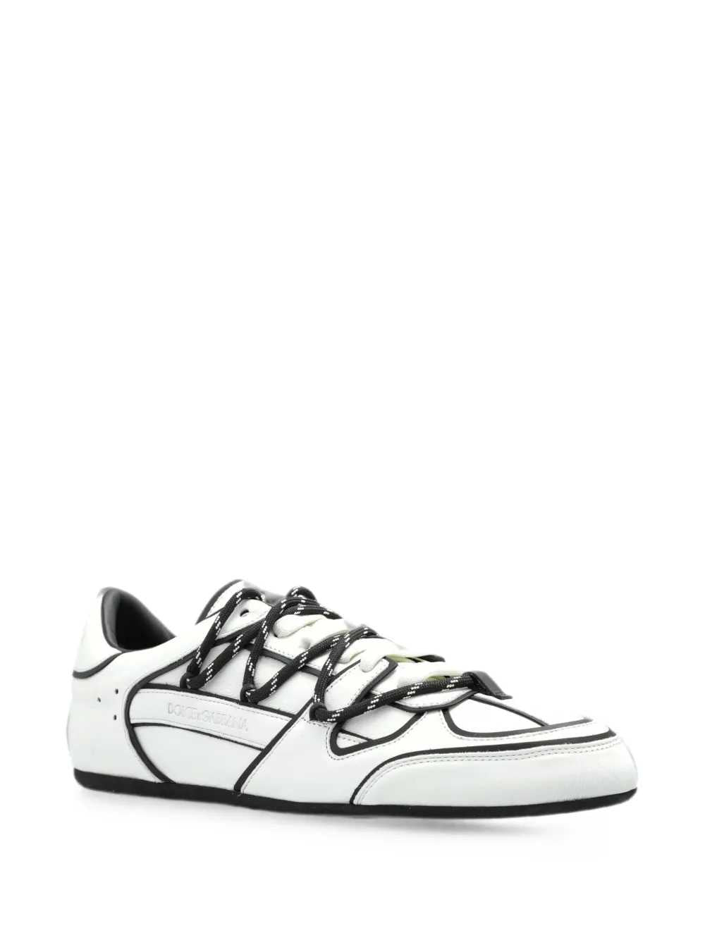 Dolce & Gabbana Men Low-Top Sneaker In Beck Calfskin And Nappa Calfskin DOLCE & GABBANA