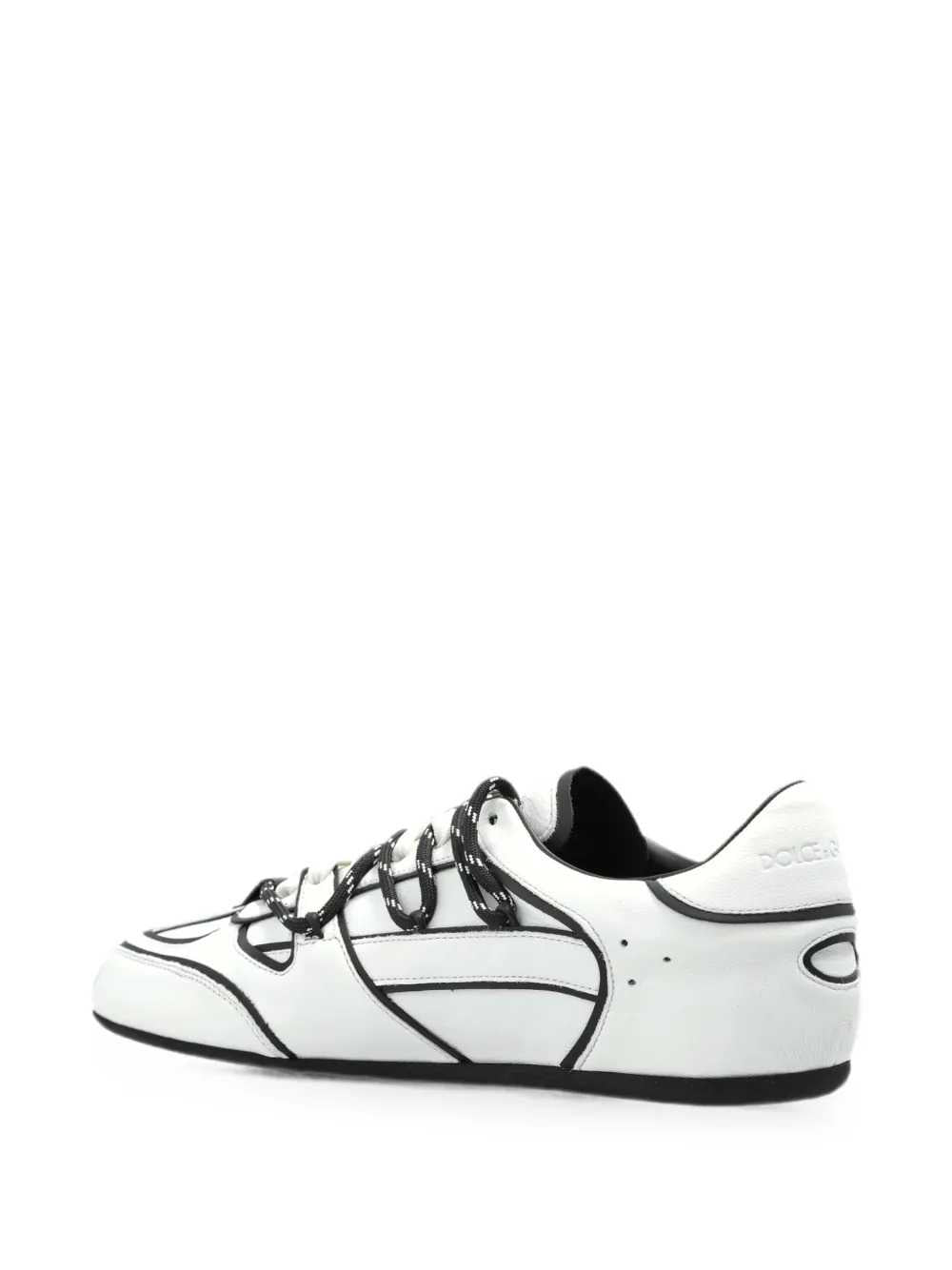 Dolce & Gabbana Men Low-Top Sneaker In Beck Calfskin And Nappa Calfskin DOLCE & GABBANA