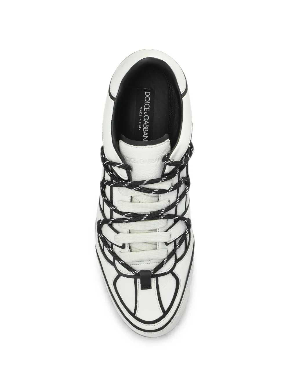 Dolce & Gabbana Men Low-Top Sneaker In Beck Calfskin And Nappa Calfskin DOLCE & GABBANA
