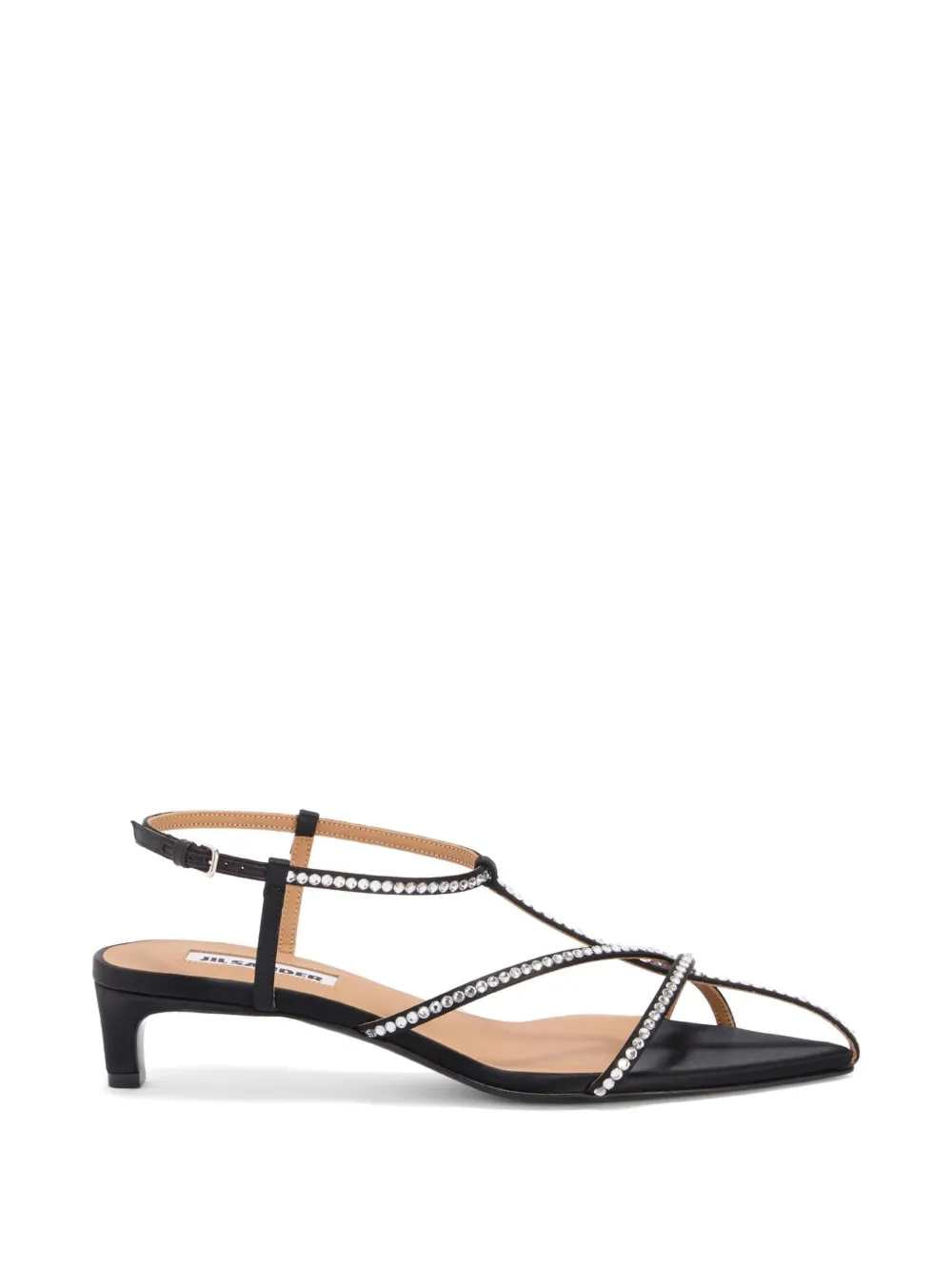 Jil Sander Women Low-Heeled Cage Sandals JIL SANDER