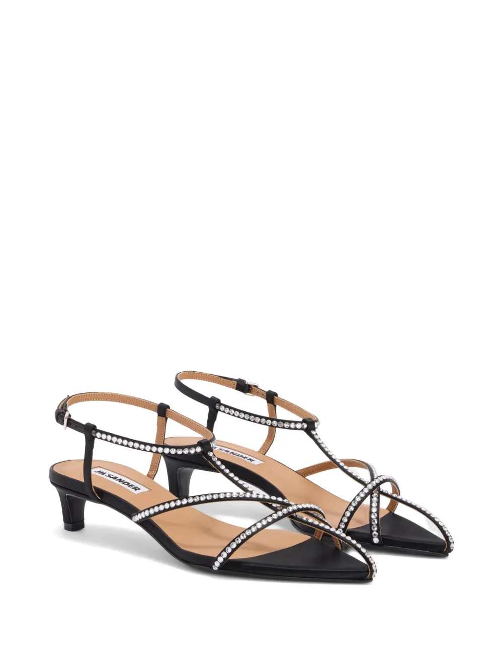 Jil Sander Women Low-Heeled Cage Sandals JIL SANDER