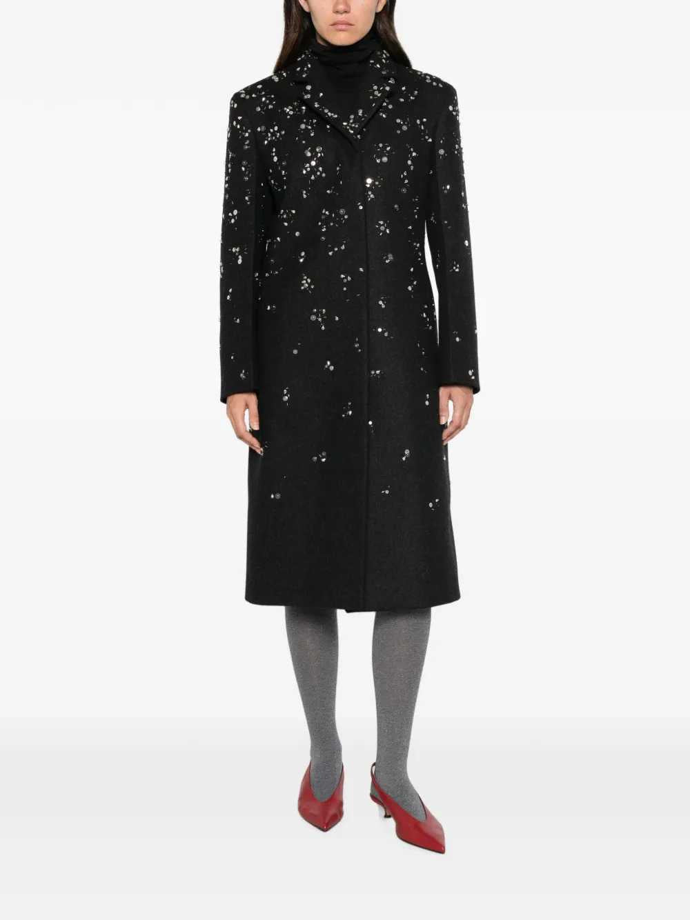 Jil Sander Women Belted Wool Coat JIL SANDER