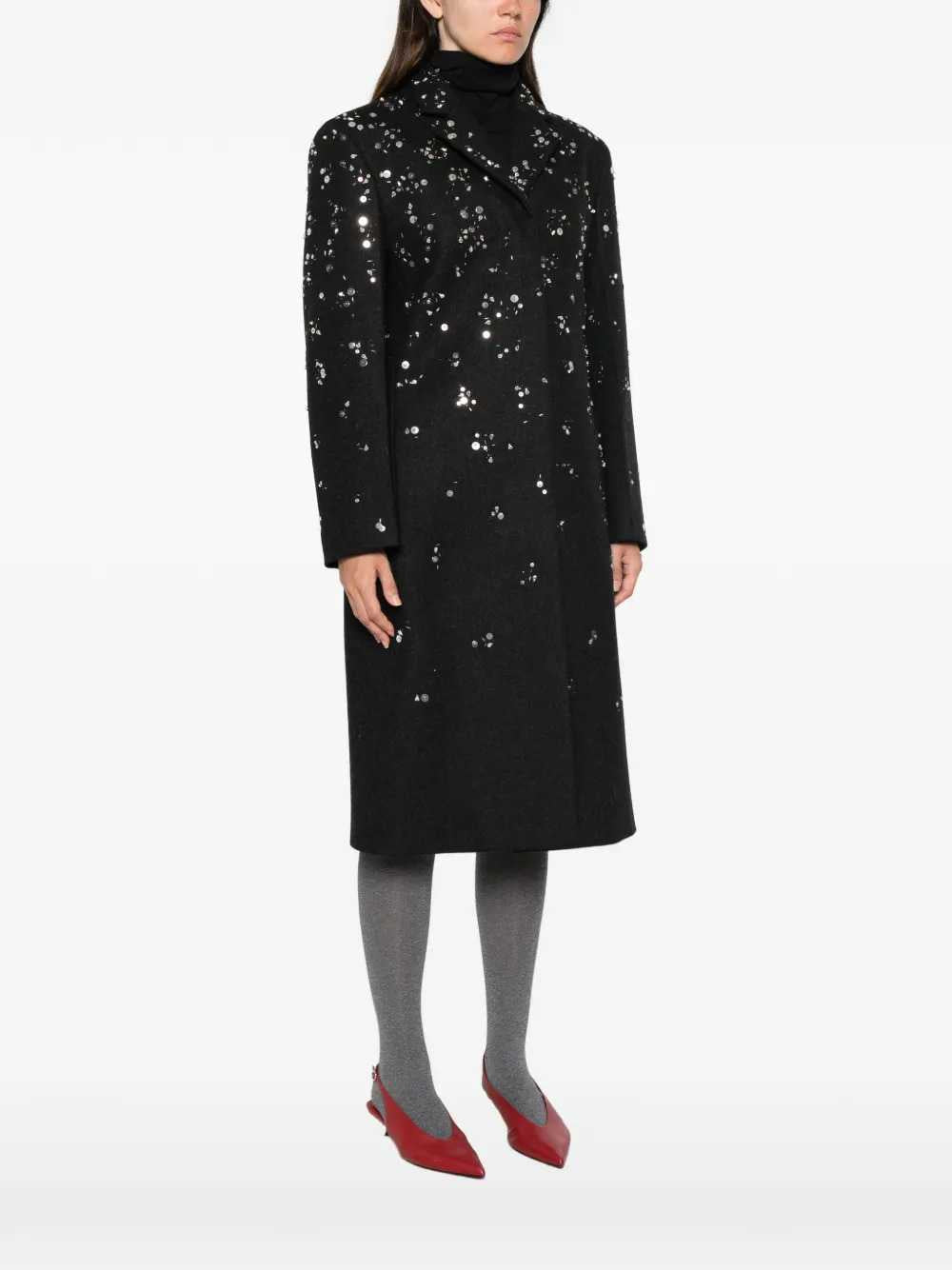 Jil Sander Women Belted Wool Coat JIL SANDER