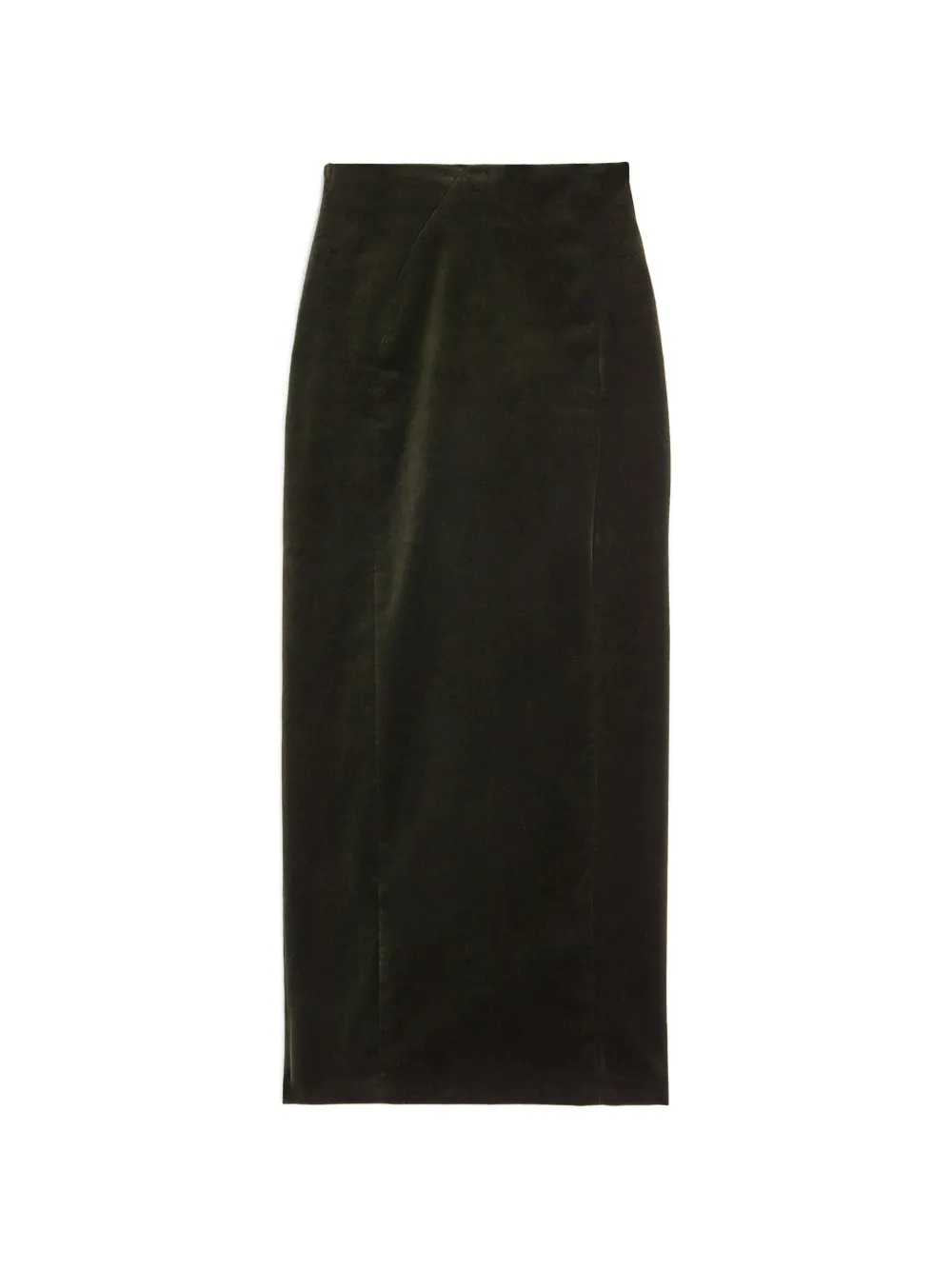 Jil Sander Women High-Waisted Velvet Maxi Skirt JIL SANDER