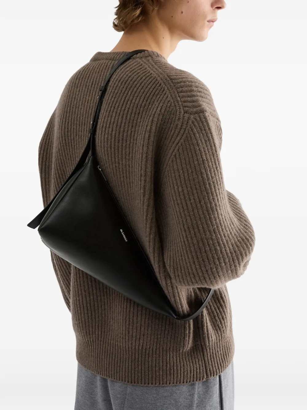 Jil Sander Men Triangular Crossbody Bag JIL SANDER
