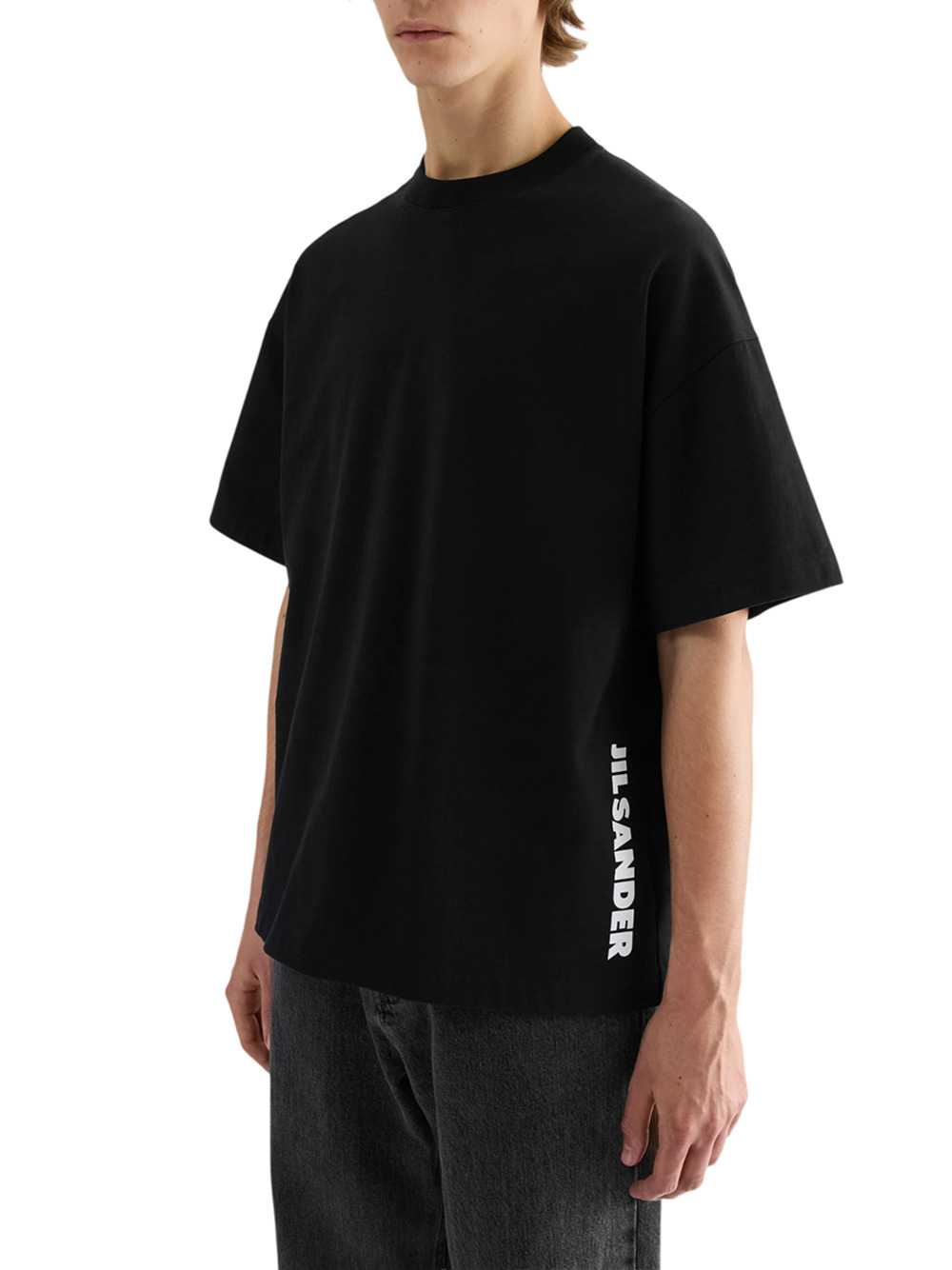 Jil Sander Men Crew-Neck Cotton T-Shirt JIL SANDER