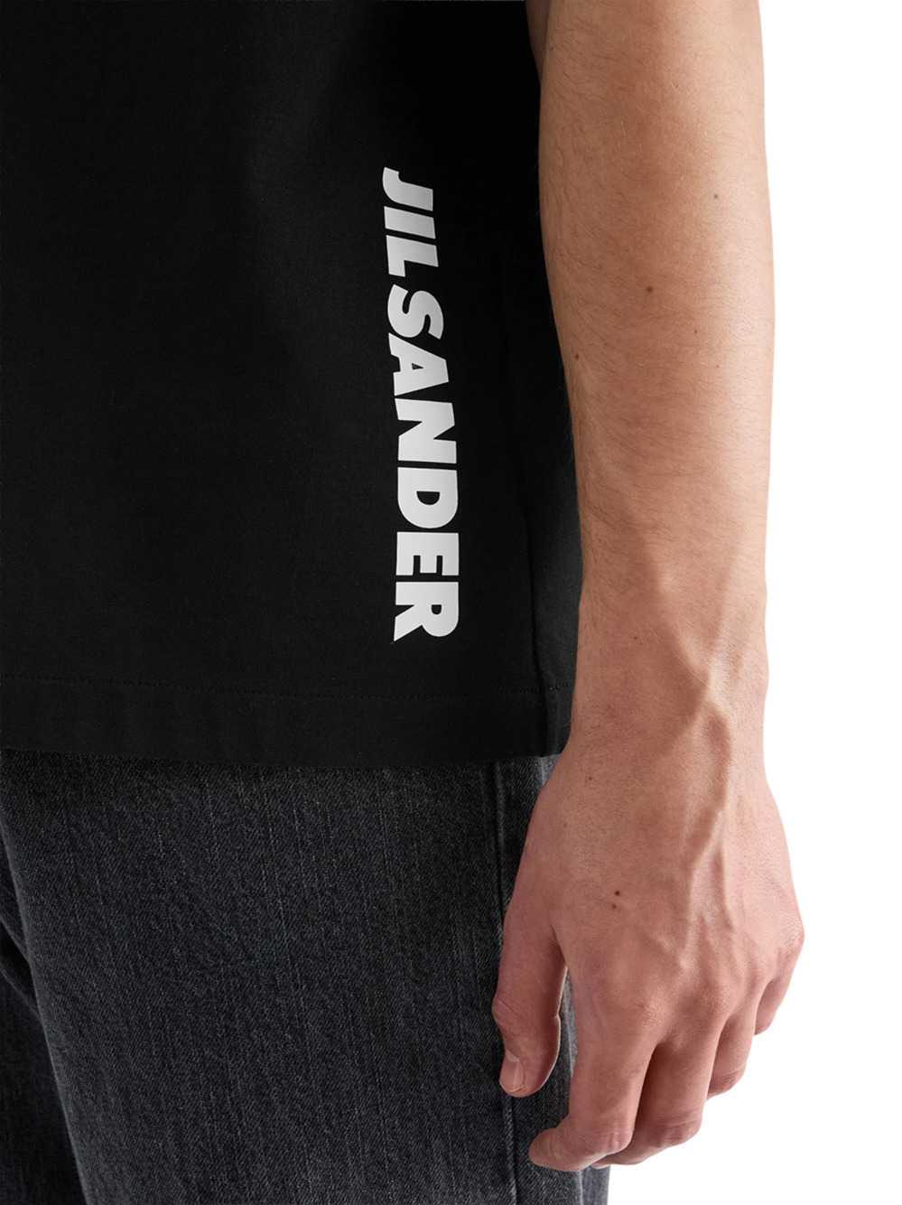Jil Sander Men Crew-Neck Cotton T-Shirt JIL SANDER