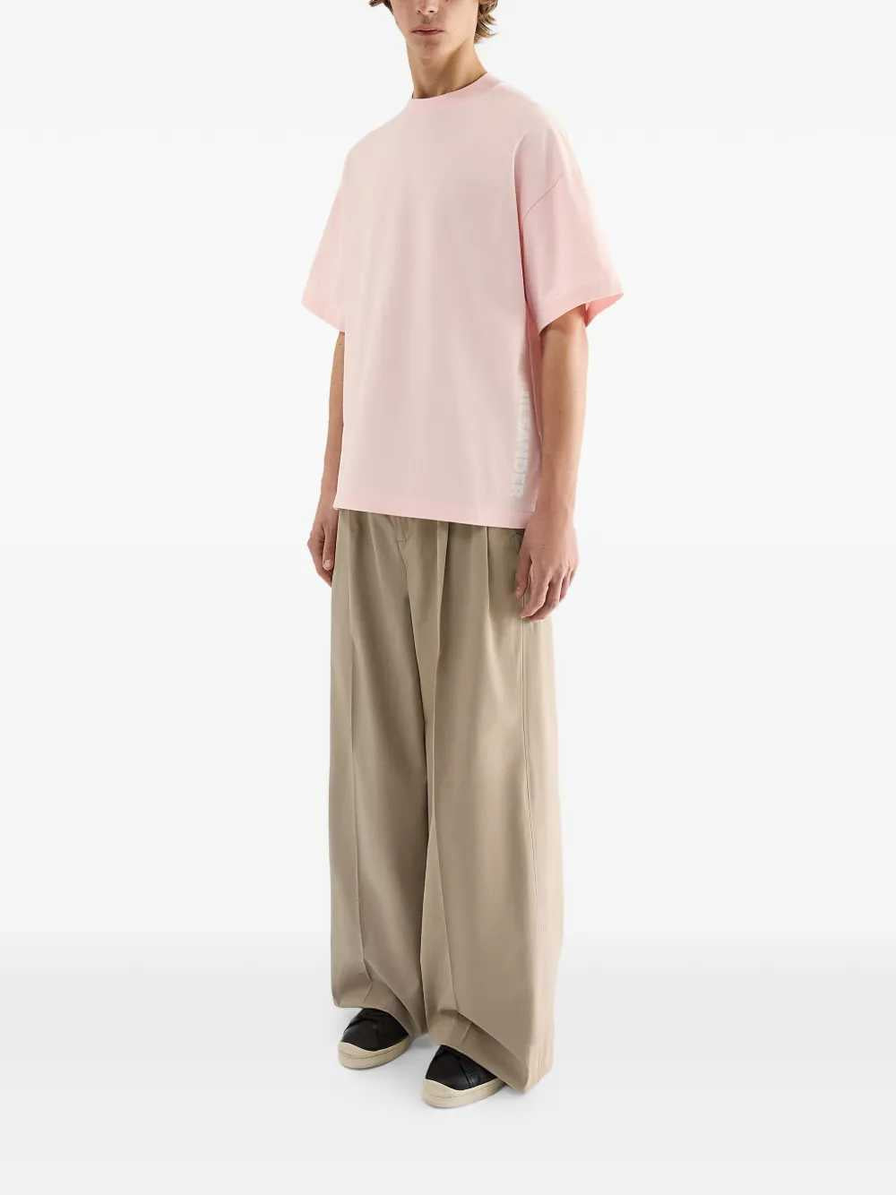 Jil Sander Men Crew-Neck Cotton T-Shirt JIL SANDER