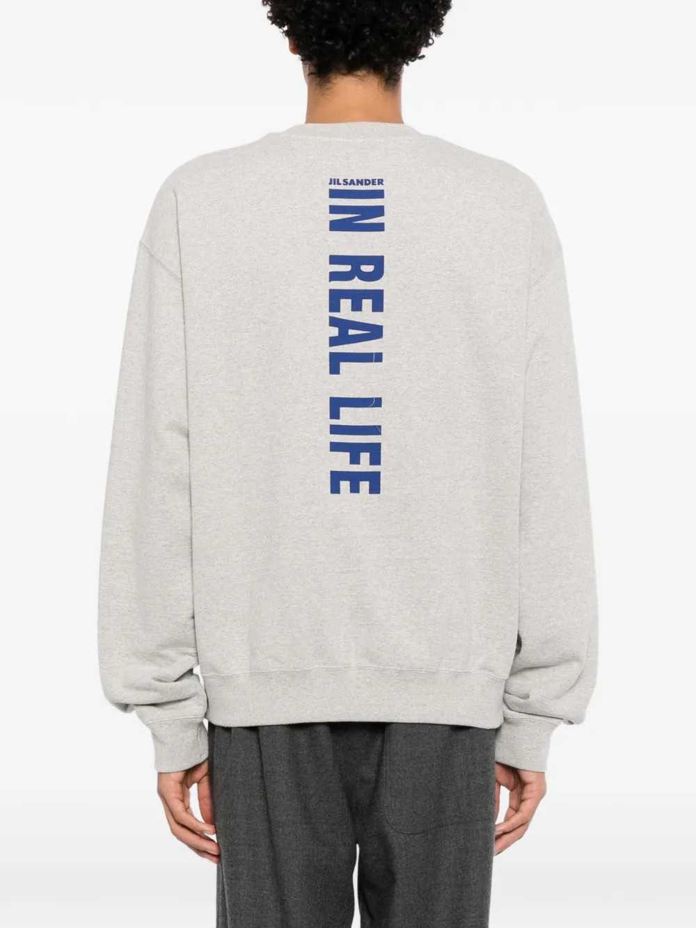 Jil Sander Men Logo-Print Sweatshirt JIL SANDER