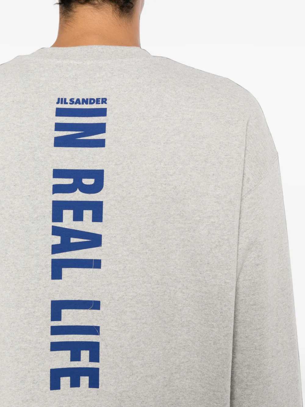 Jil Sander Men Logo-Print Sweatshirt JIL SANDER
