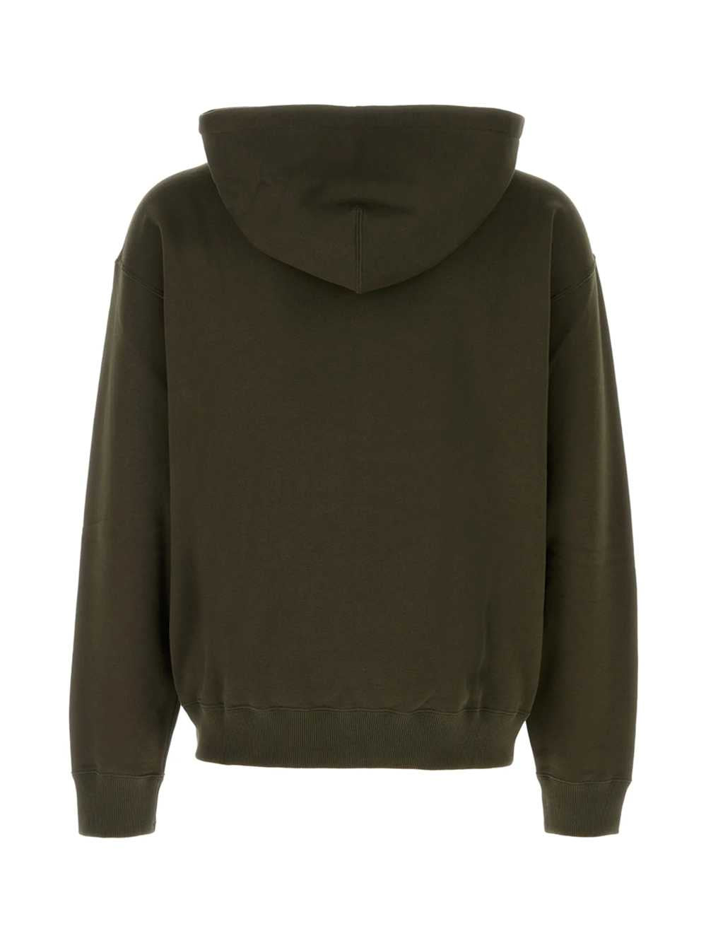 Jil Sander Men Olive Green Cotton Sweatshirt JIL SANDER
