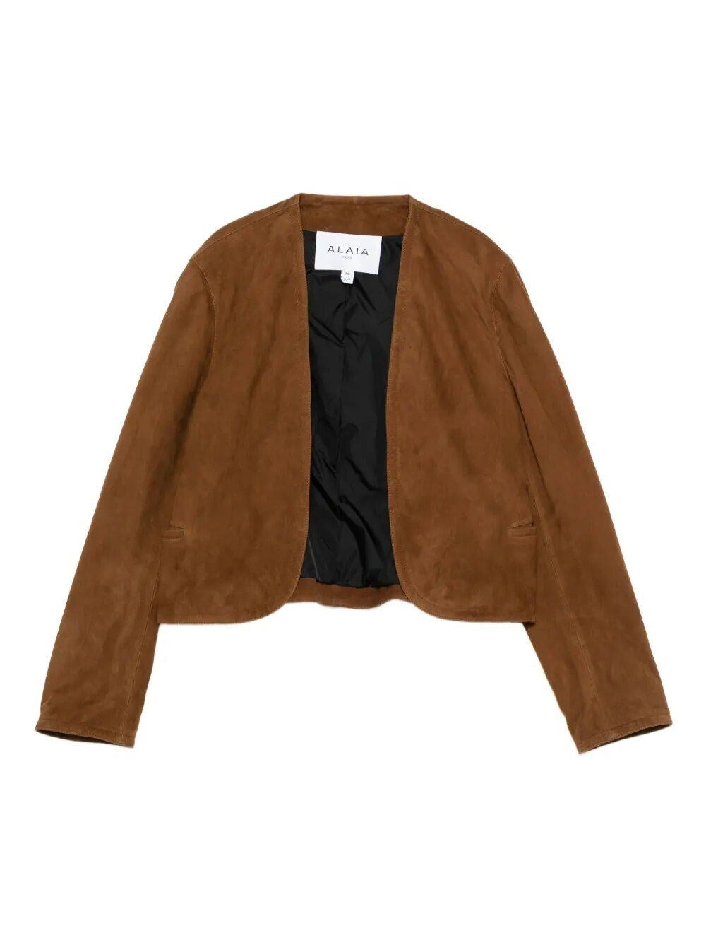 Alaïa Women Short Suede Blazer ALAIA