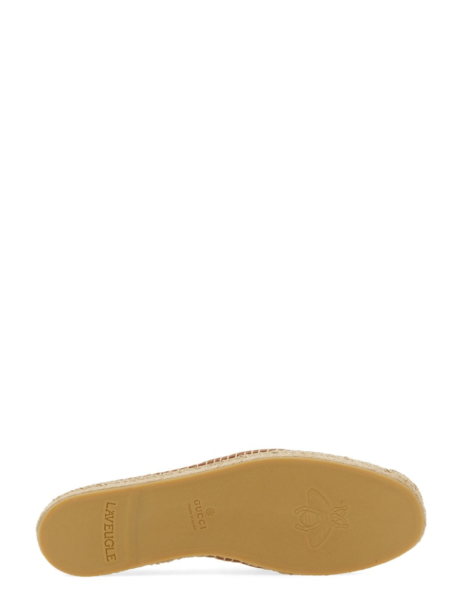 Gucci Men Espadrilles With Cross Gg GUCCI