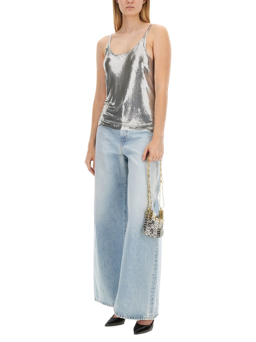 Rabanne Women Wire Mesh Top PACO RABANNE