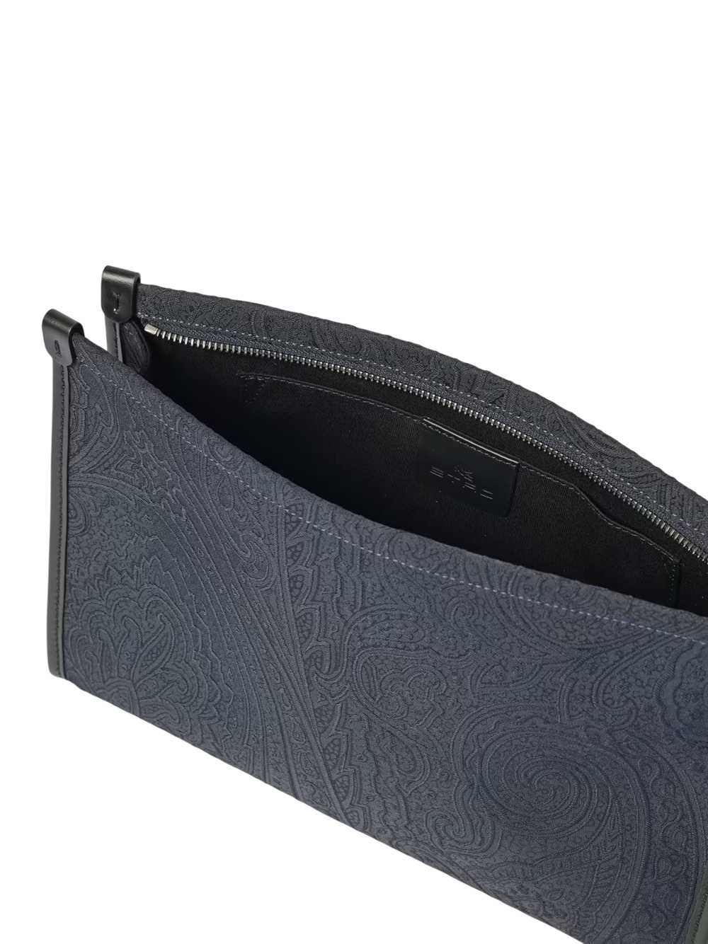 Etro Men Large Jacquard Nylon Pouch ETRO