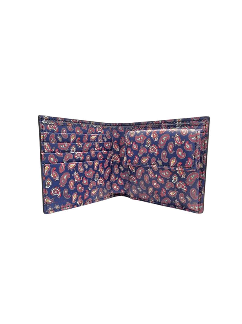 Etro Men Arnica Wallet + Paisley Print ETRO