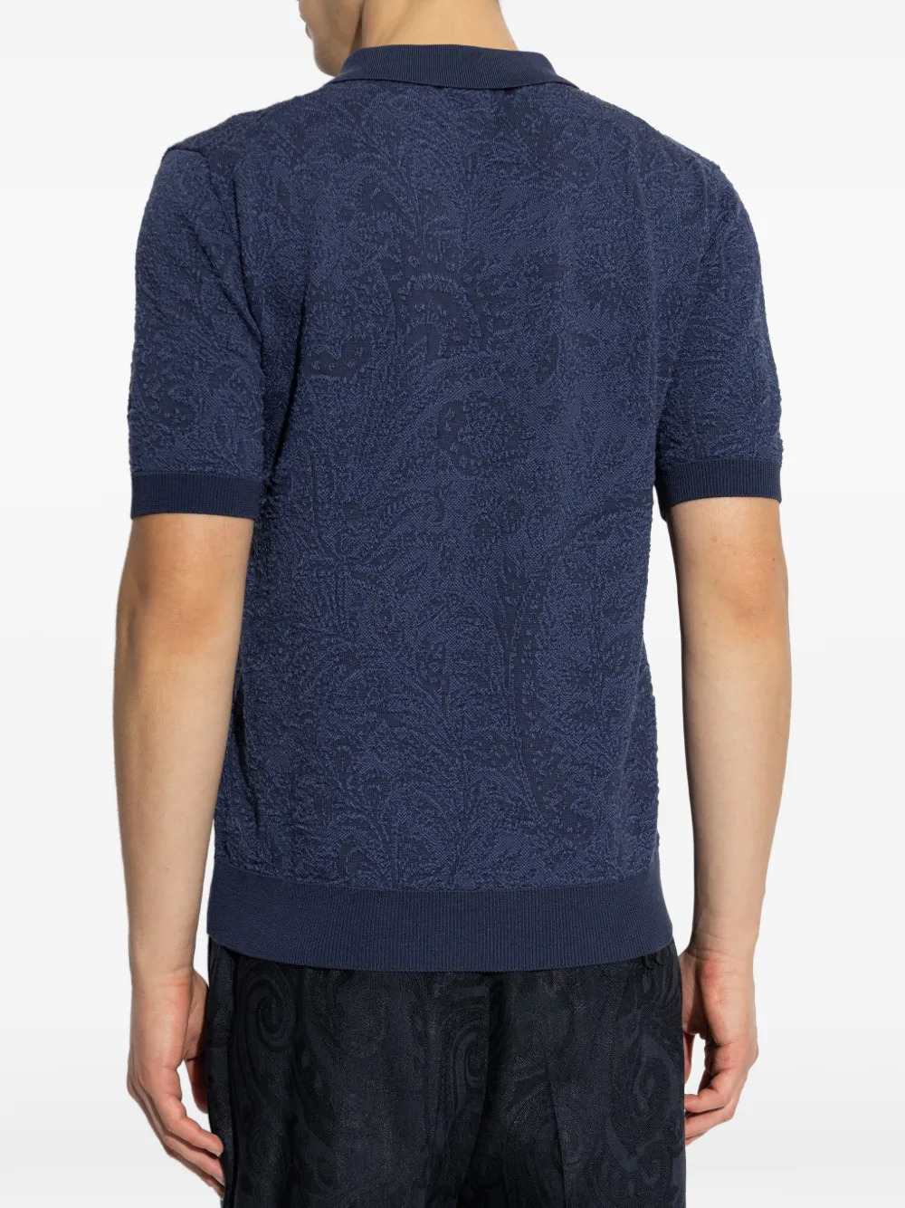 Etro Men Paisley Button-Up Polo ETRO