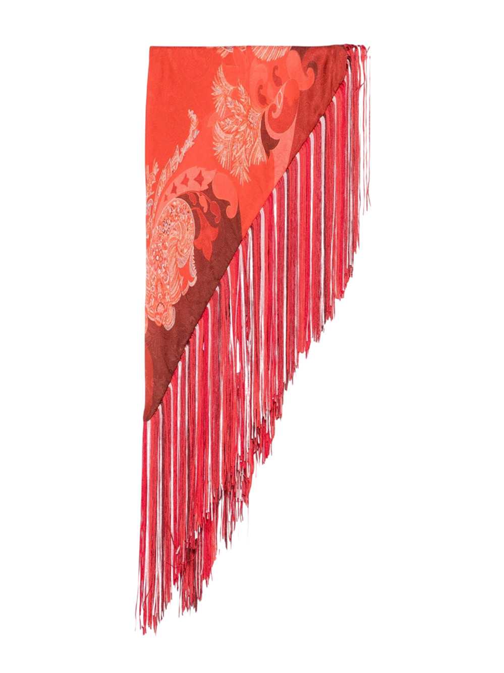 Etro Women Printed Scarf With Fringe