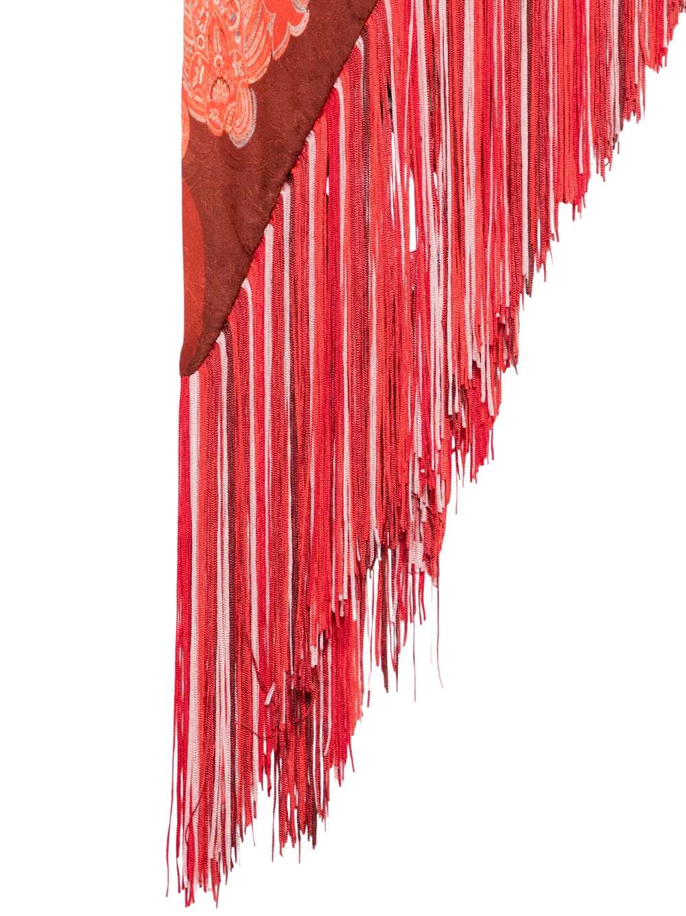 Etro Women Printed Scarf With Fringe