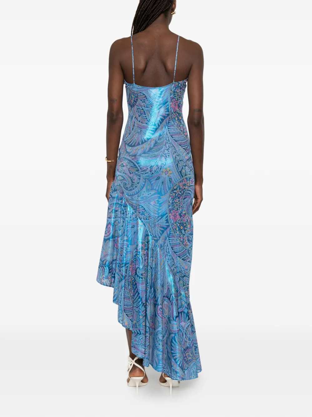 Etro Women Paisley-Patterned Ruffle Midi Dress ETRO
