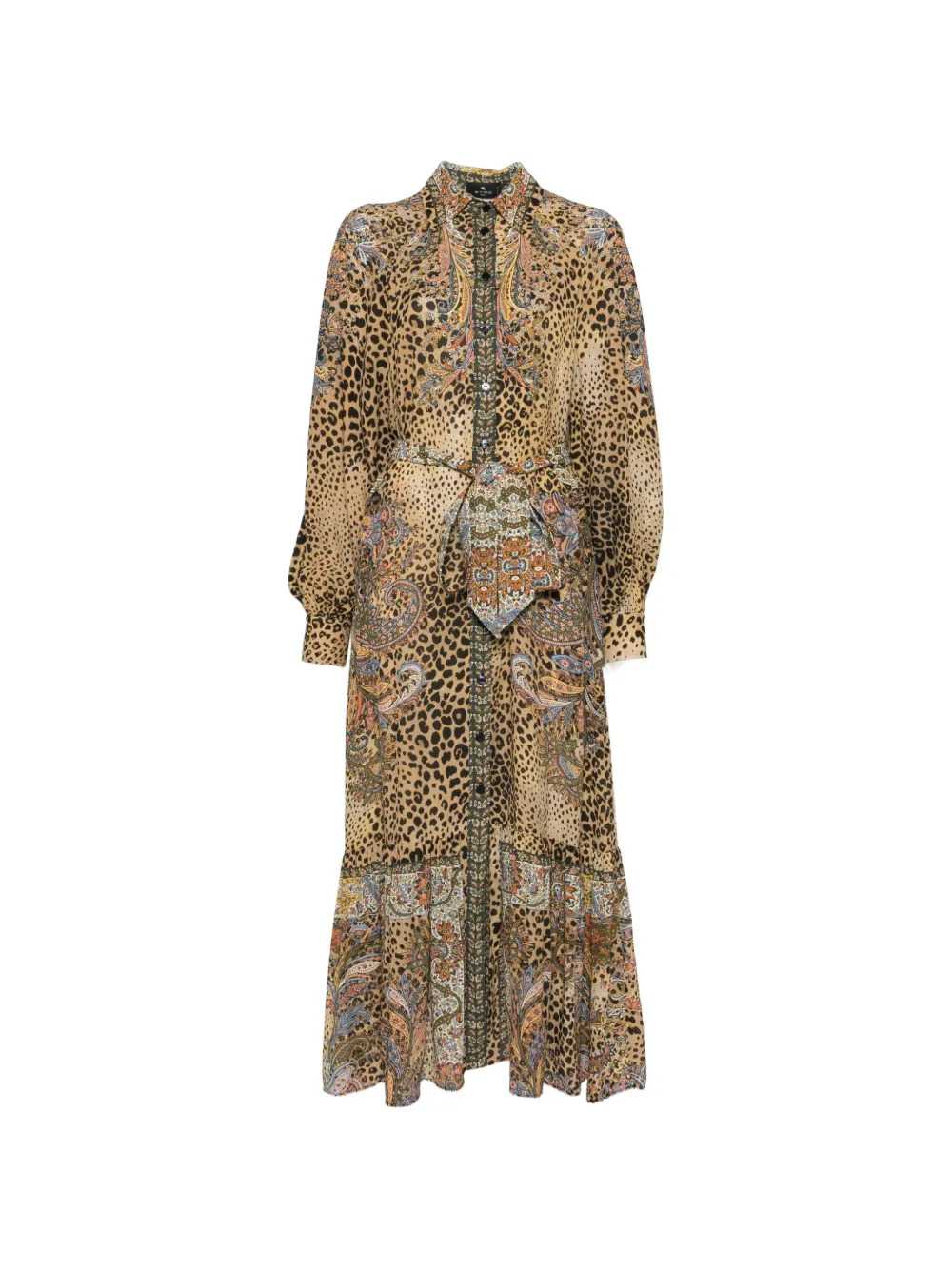 Etro Women Midi Dress With Paisley Animal Print ETRO