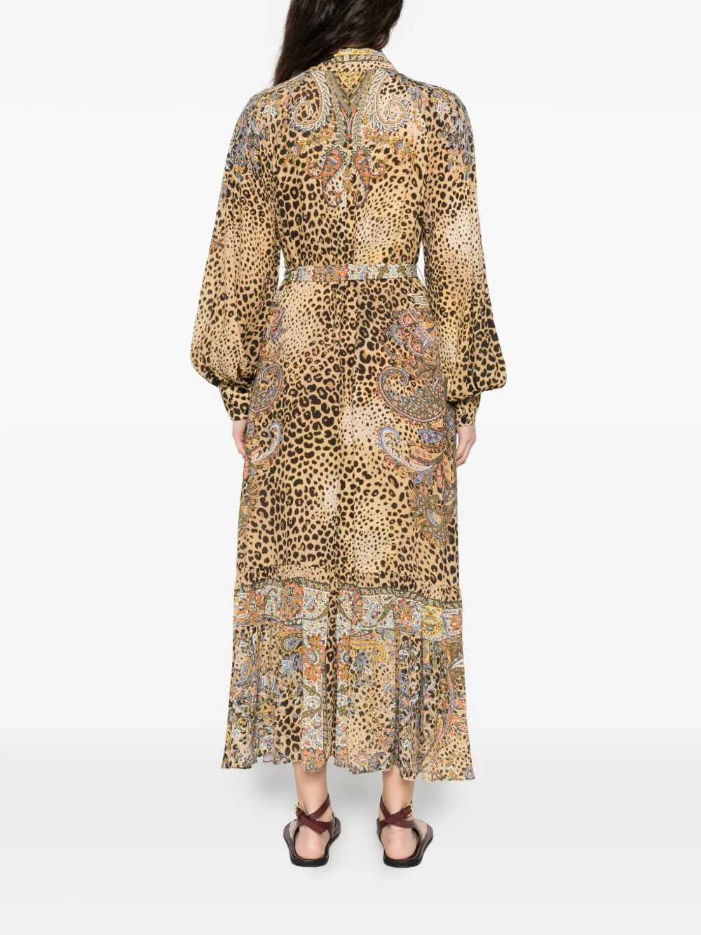 Etro Women Midi Dress With Paisley Animal Print ETRO
