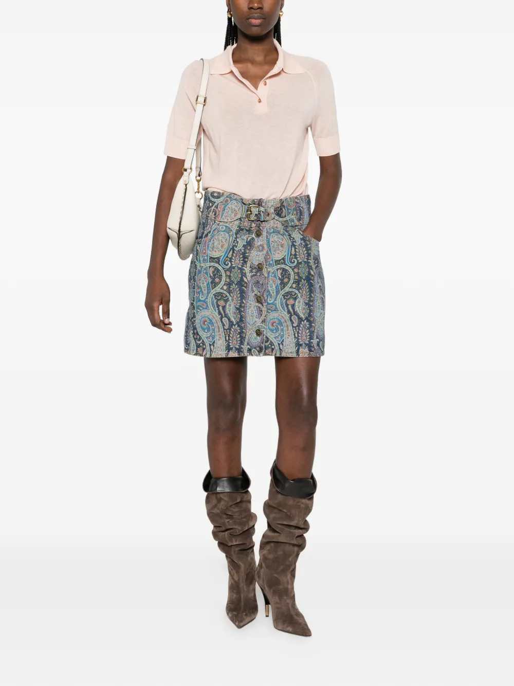 Etro Women Short Skirt With Buttons ETRO