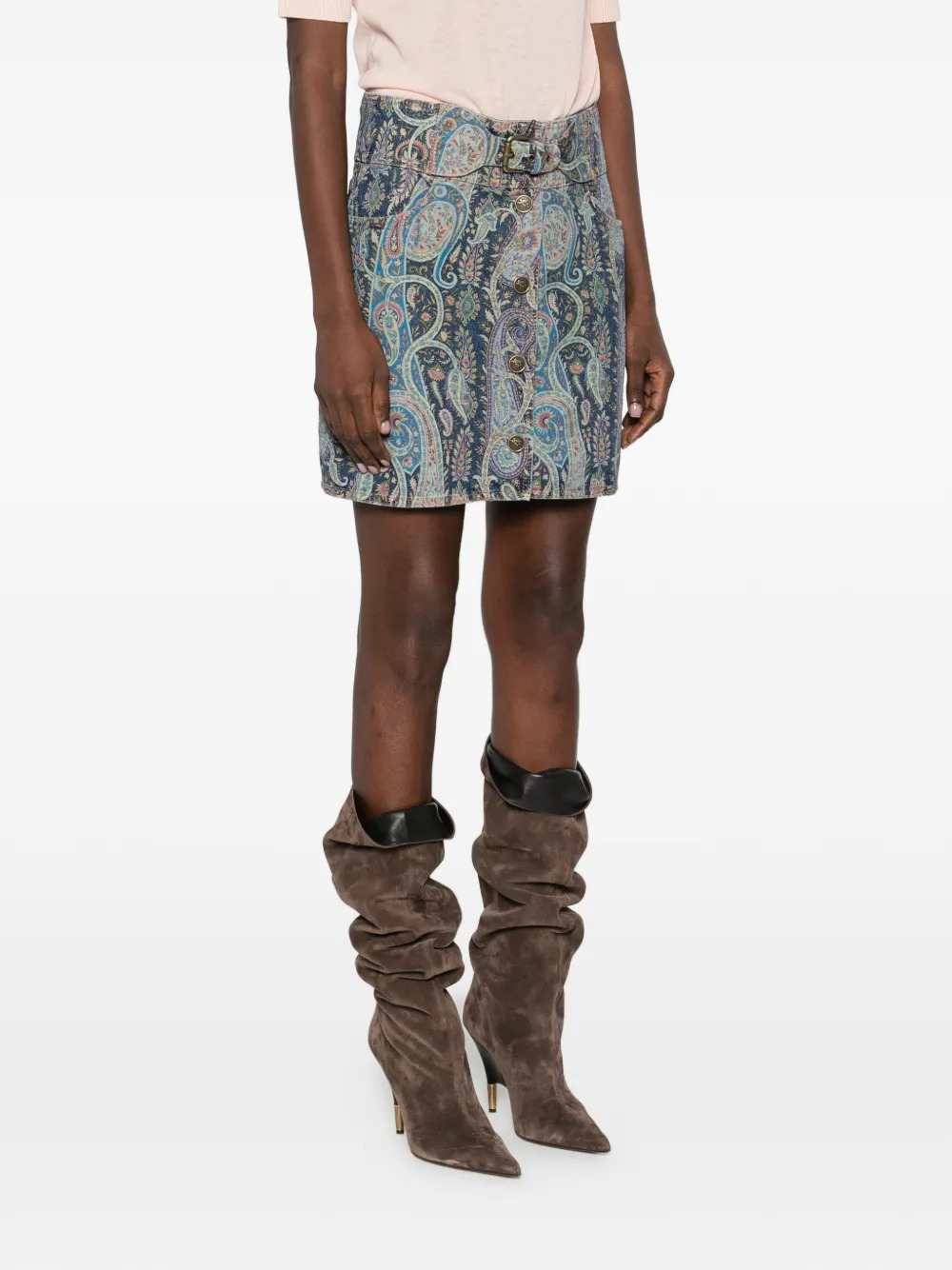 Etro Women Short Skirt With Buttons ETRO