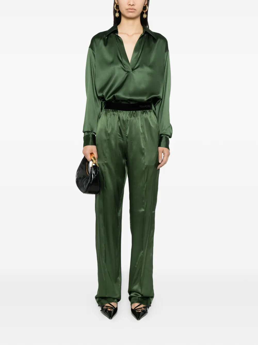 Tom Ford Women Satin Trousers TOM FORD