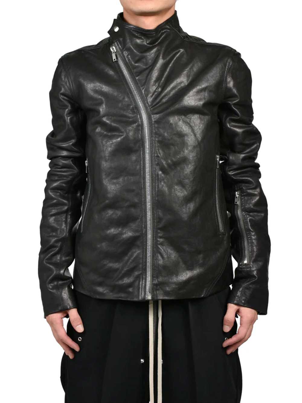 Rick Owens Men Padded Leather Jacket - Release Jacket RICK OWENS