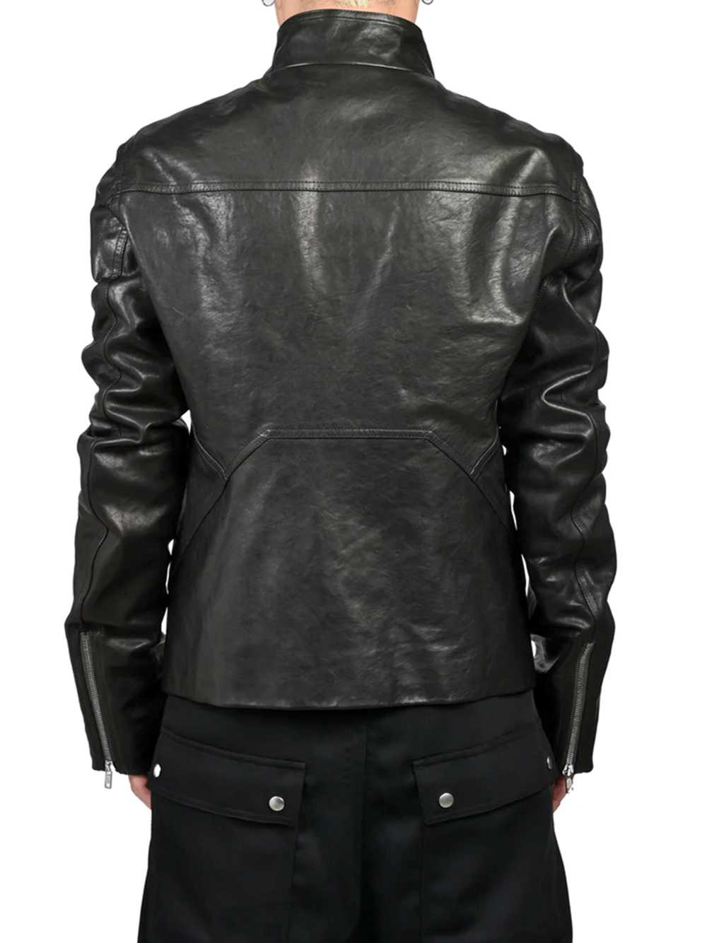 Rick Owens Men Padded Leather Jacket - Release Jacket RICK OWENS