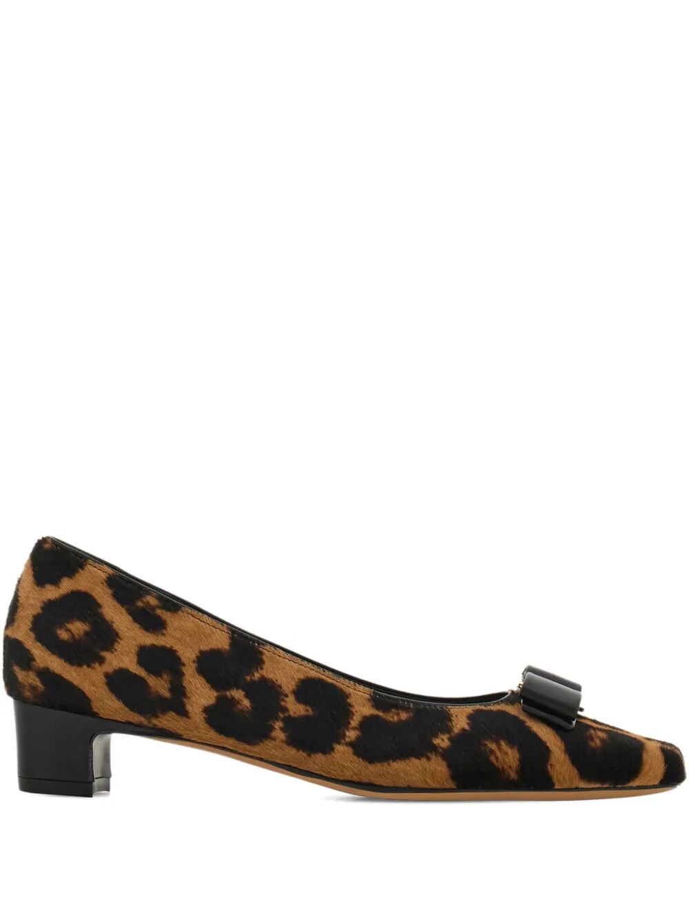 Ferragamo Women Horsehair Printed Pirri Pony Décolleté FERRAGAMO