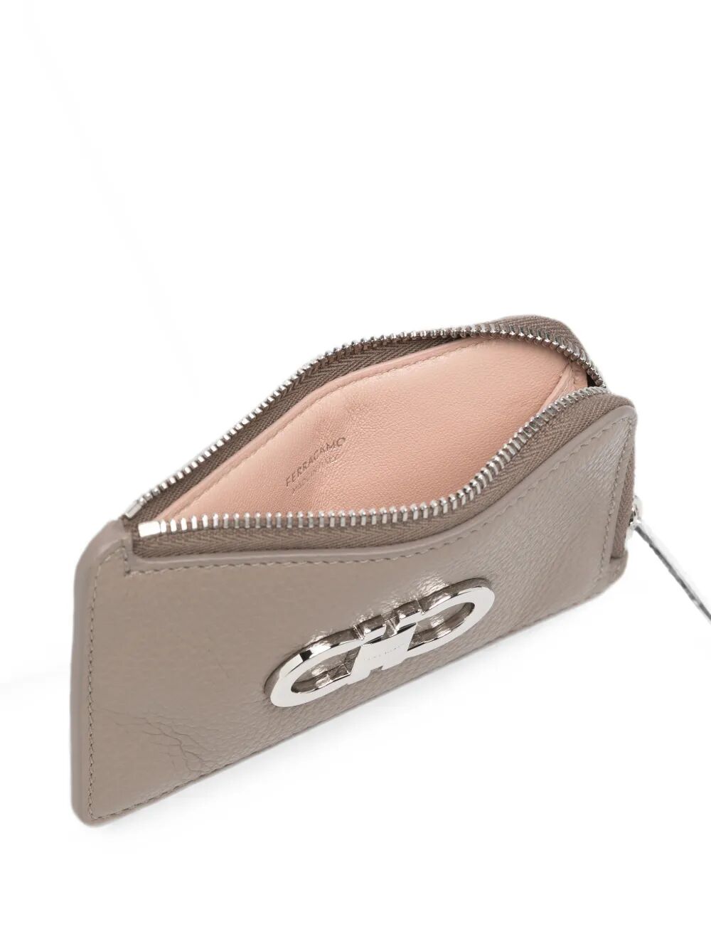 Ferragamo Women Gancini Card Holder With Zip FERRAGAMO