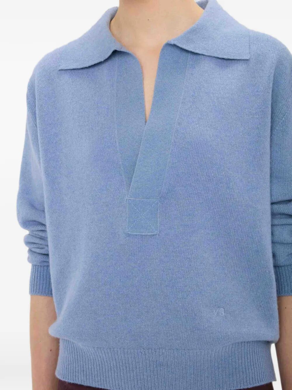 Victoria Beckham Women Genevieve Polo Jumper In Merino Wool VICTORIA BECKHAM