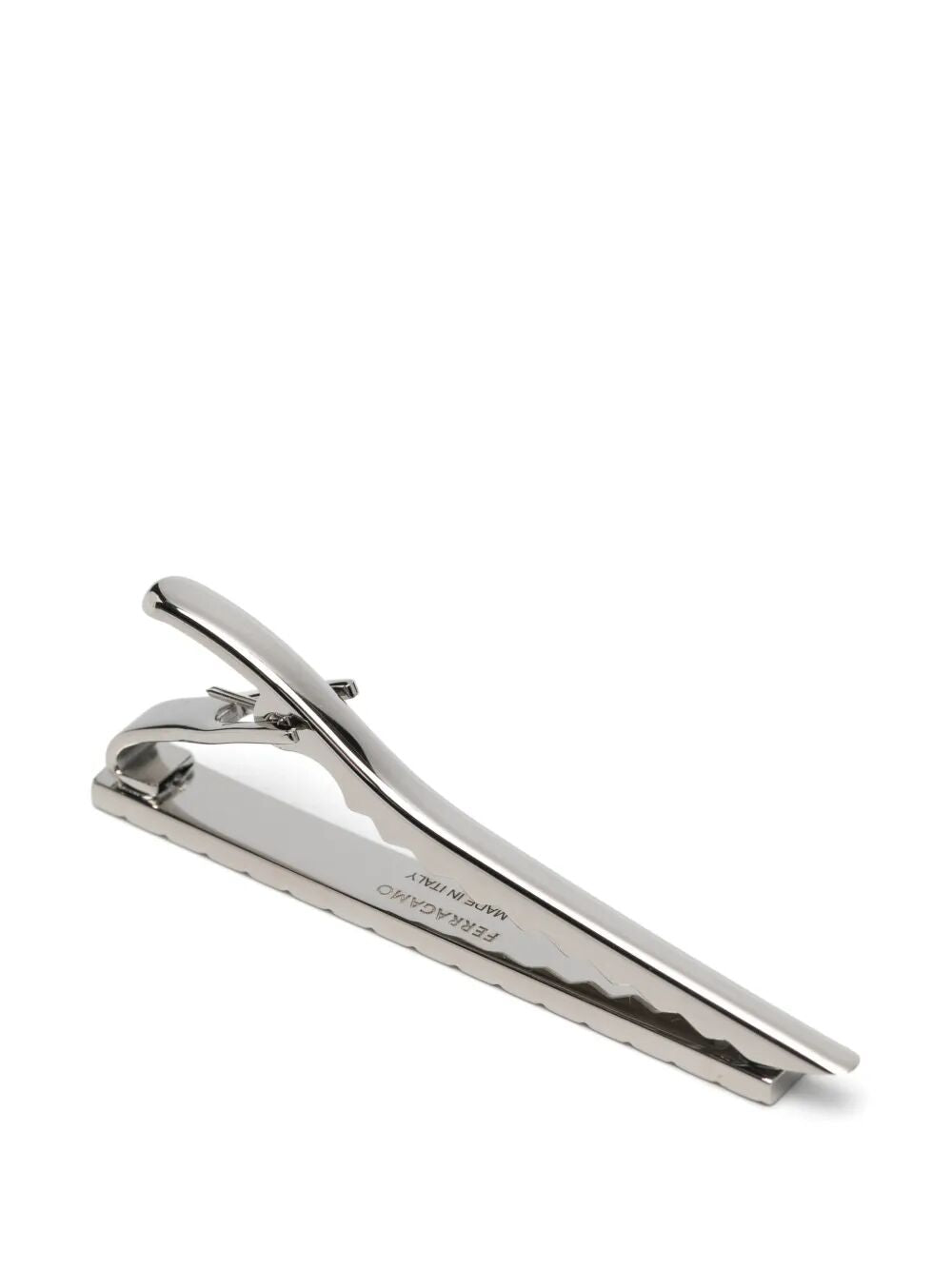 Ferragamo Men Guilloche Logo Engraved Tie Pin FERRAGAMO