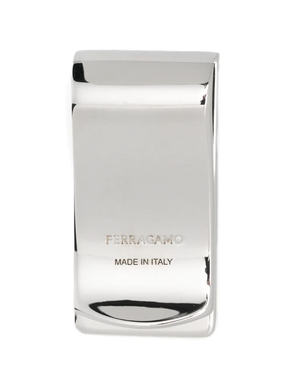 Ferragamo Men Guilloche Diagonal Stripe Money Clip FERRAGAMO