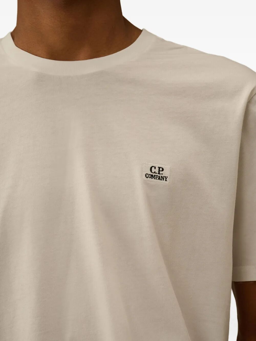C.P. Company Men 30/1 Jersey Short Sleeve Logo Patch T-Shirt C.P. COMPANY