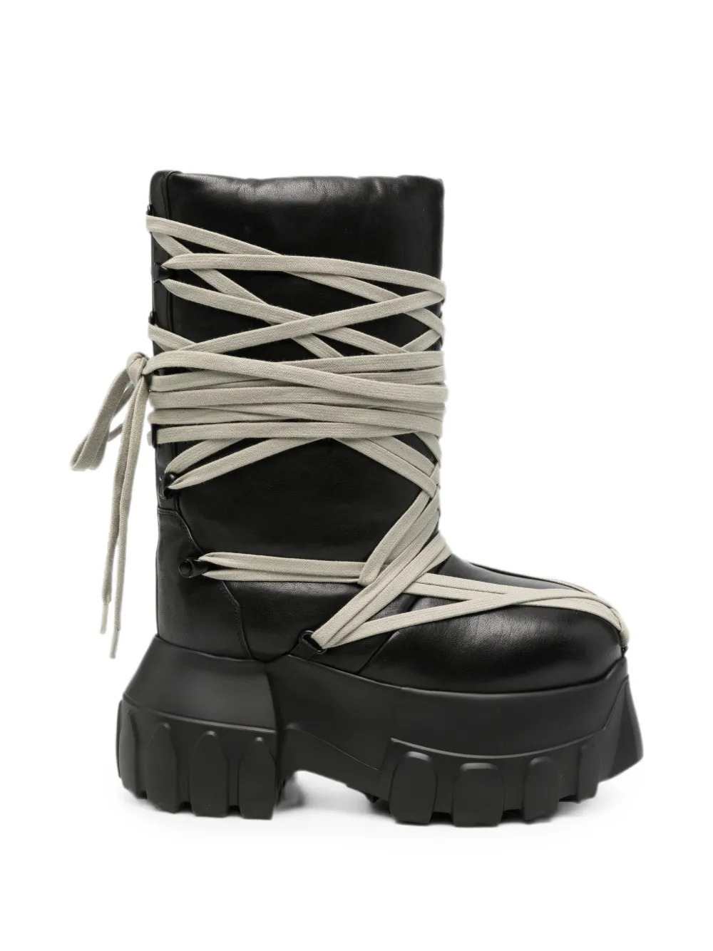 Rick Owens Women Megalace Lunar Mega Tractor Lace-Up Boots RICK OWENS