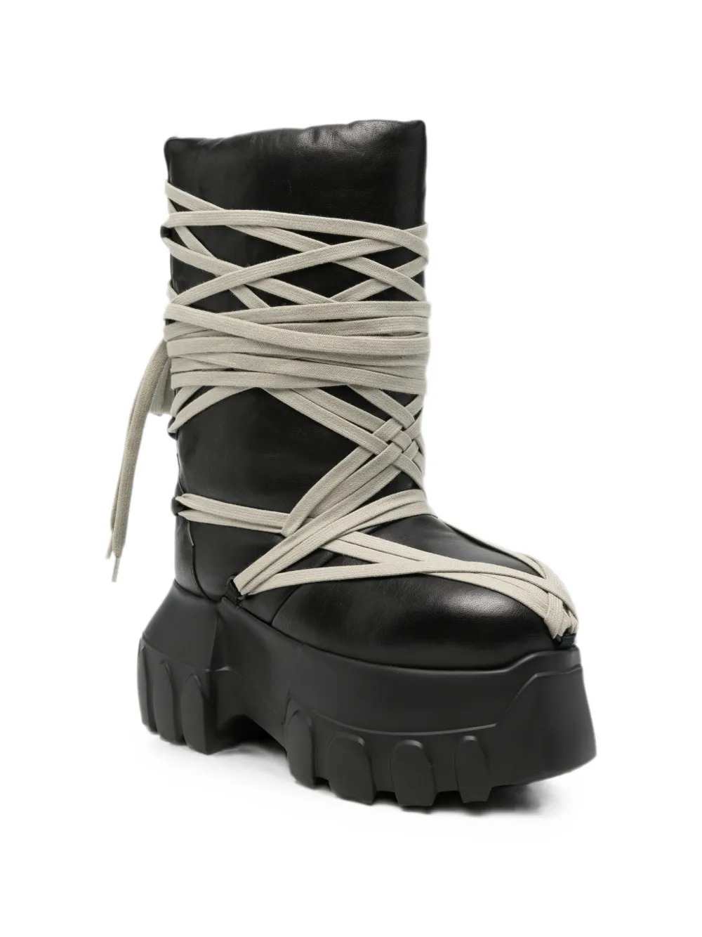 Rick Owens Women Megalace Lunar Mega Tractor Lace-Up Boots RICK OWENS