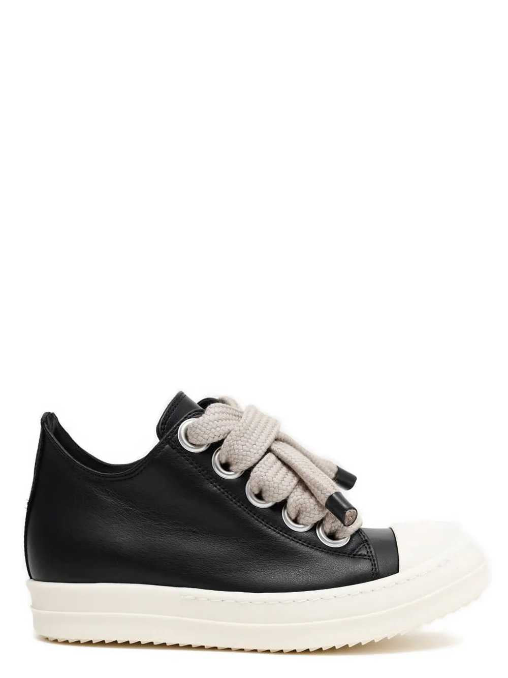 Rick Owens Women Leather Shoes - Jumbolace Low Sneakers RICK OWENS