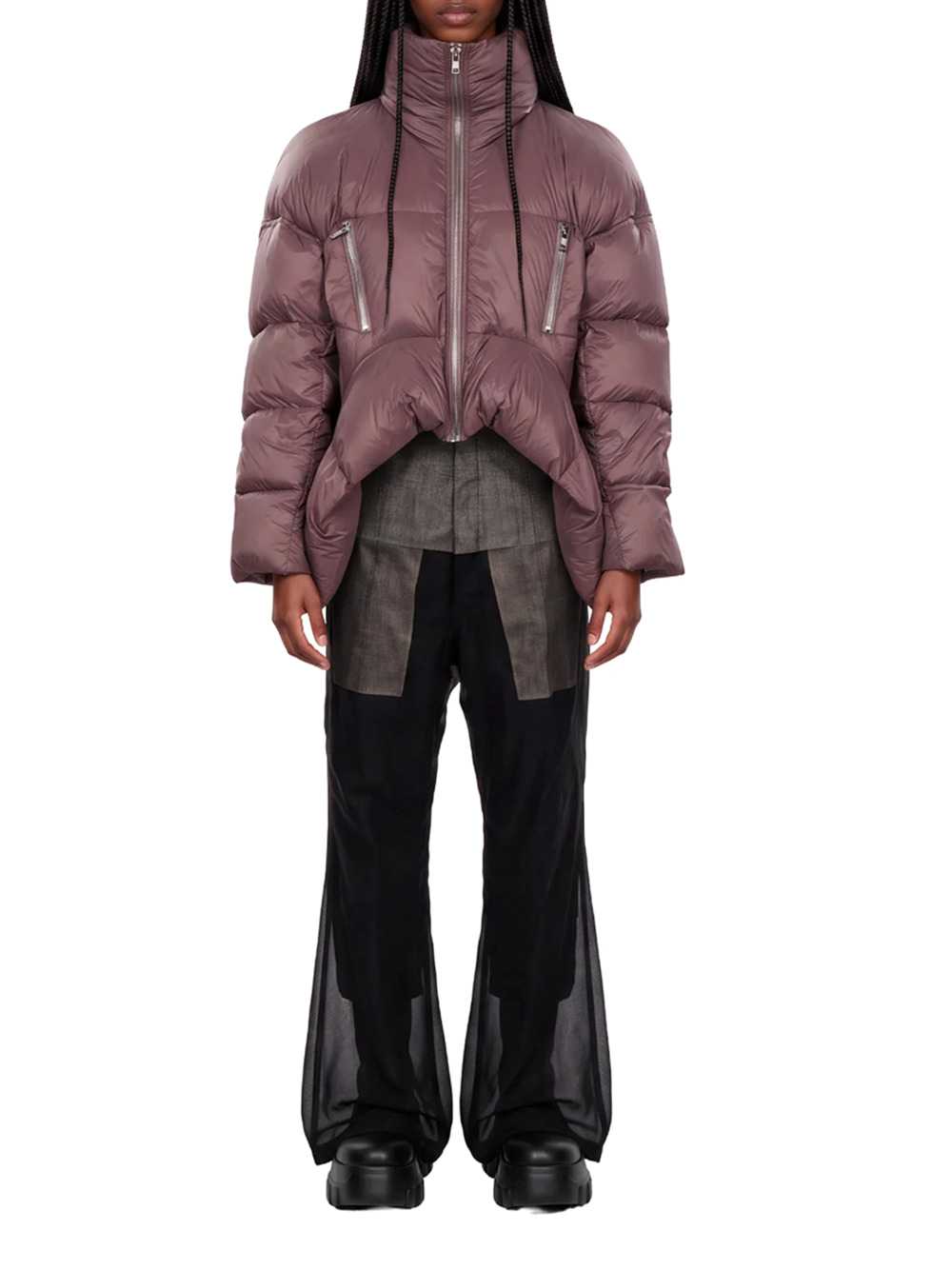 Rick Owens Women Purple Draculimo Padded Down Jacket RICK OWENS