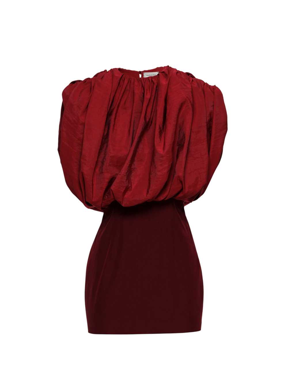 Magda Butrym Women Red Mini Dress With Ruched Bodice MAGDA BUTRYM