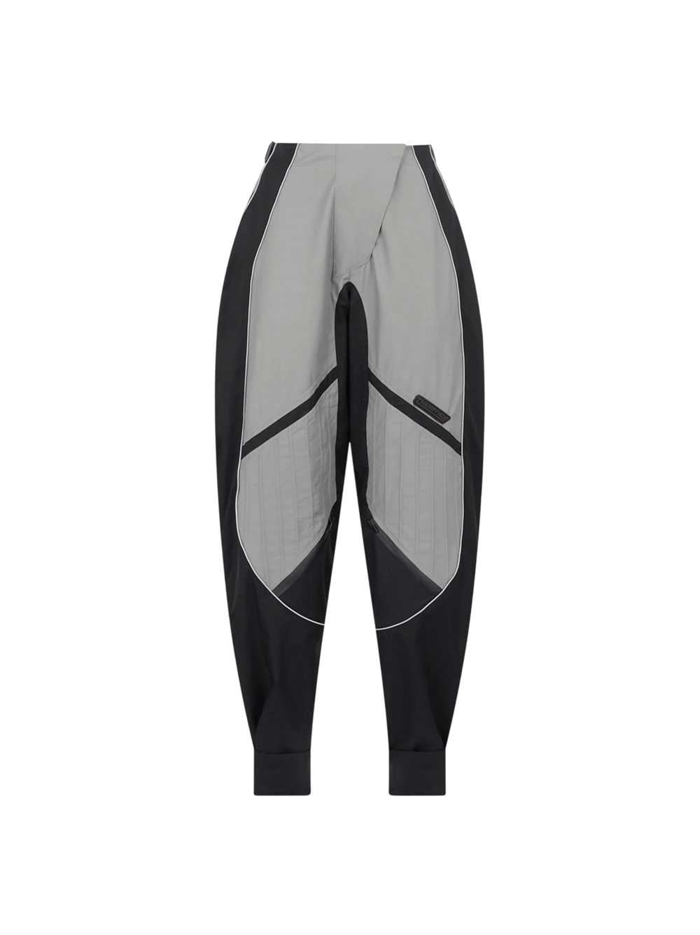 The Attico Women Black And Gray Pants