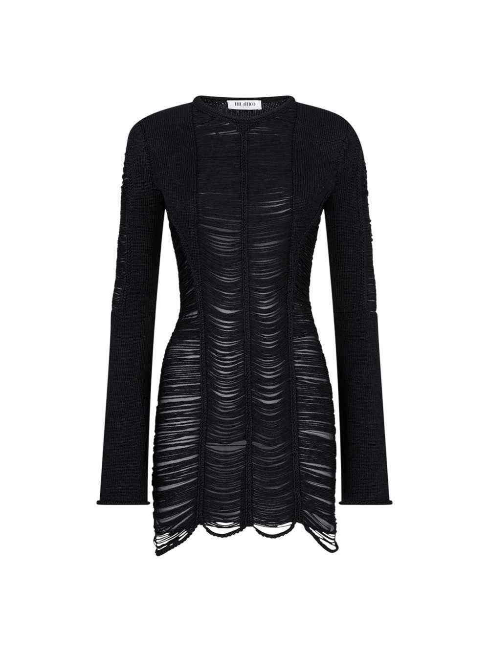 The Attico Women Black Mini Dress