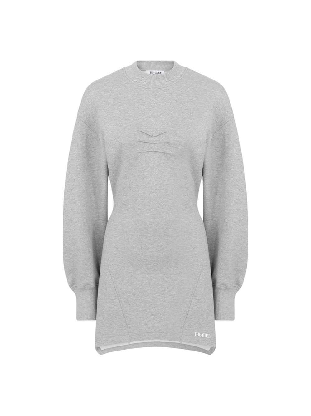 The Attico Women Gray Heather Mini Dress
