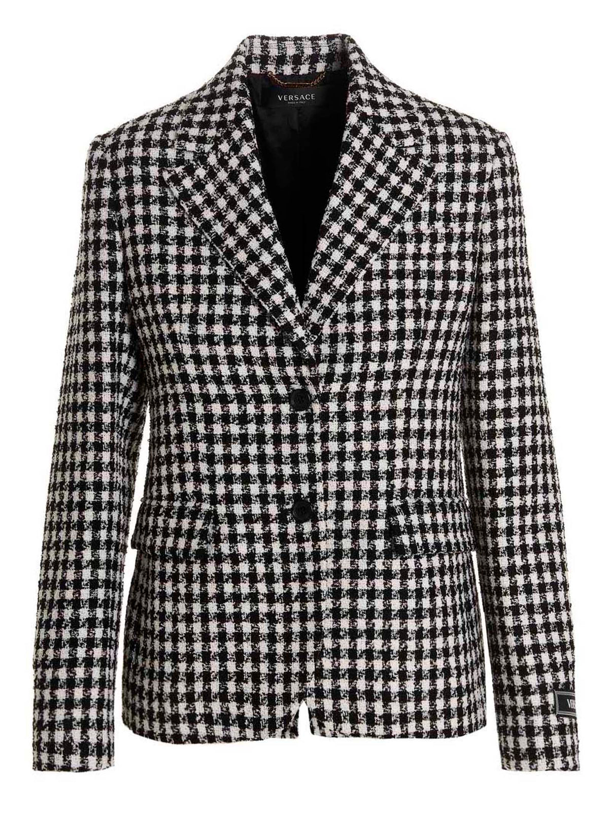 Versace Women Tweed Wool Blazer Jacket VERSACE